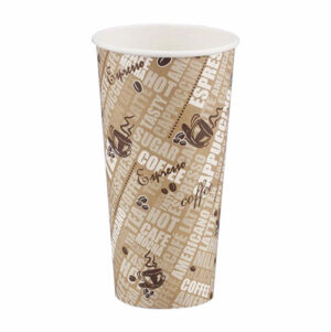 20 Oz single wall paper cups