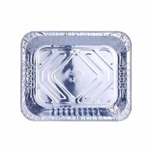 Half Medium Aluminium Food Containers