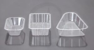 Pastry Tray Hinged Box Plastic Cups