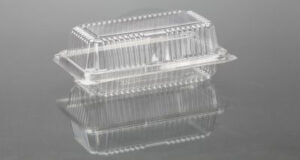 14 - L PET Bakery Hinged Box- Small Bakery Box