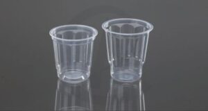 200/250 Ml Flower Glass Plastic Cups